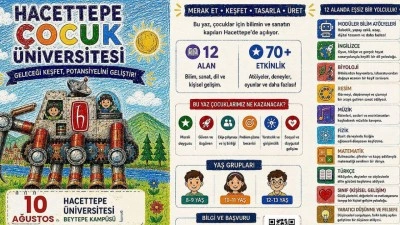 Hacettepe &Ccedil;ocuk &Uuml;niversitesinin yaz programı 10 Ağustos'ta başlayacak