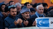 Hacı Bayram&#039;da eller Doğu Türkistan için duaya açıldı