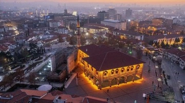 Hacı Bayram-ı Veli Camisi ve çevresi FPV dronla görüntülendi