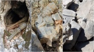 Hakkari&#039;de teröristlere ait el yapımı patlayıcı ile 6 roketatar mühimmatı imha edildi
