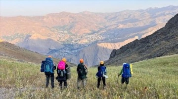 Hakkari'de dağcılar Sümbül ve Spi Dağı'na tırmandı