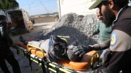 Halep&#39;e &#39;Paraşütlü Bombalar&#39;la saldırı: 11 ölü, 25 yaralı