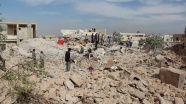 Halep'in batı kırsalında sivillere füze saldırısı