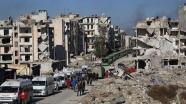 Halep'ten tahliye konvoyunda 800 kişi rehin alındı