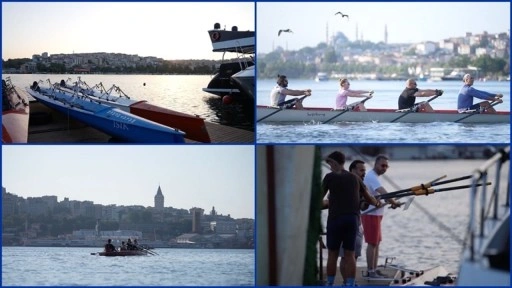 Haliç'te kürek sporuna ilgi yükselişte