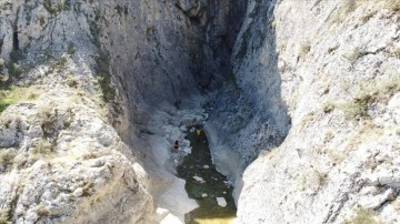 Harmankaya Kanyonu zorlu parkurlarıyla macera tutkunlarını ağırlıyor