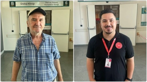 Hastanede boğazına poğaça parçası kaçan hastayı, tıbbi sekreter Heimlich manevrasıyla kurtardı