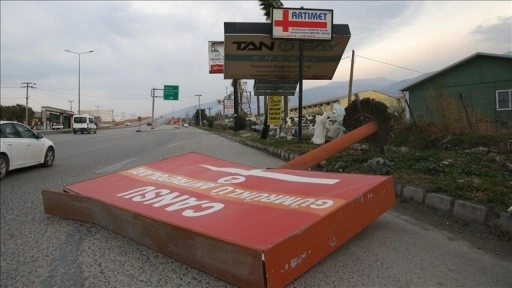 Hatay'da fırtına etkili oluyor