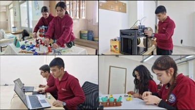 Hatay'da liseliler hem meslek &ouml;ğreniyor hem gelir elde ediyor