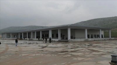 Hatay'daki Cilveg&ouml;z&uuml; Sınır Kapısı'nda tır parkı inşası tamamlandı