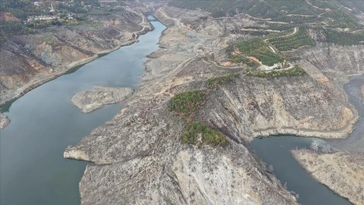 Hatay'ın içme suyu kaynaklarından Karaçay Barajı'nda doluluk oranı yüzde 6,1'e düştü