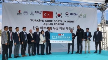 Hatay'da 500 konteynerli 'Kore-Türkiye Dostluk Kenti'nin açılışı yapıldı