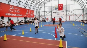 Hatay'da TMOK ve BtcTurk desteğiyle açılan spor salonları ve okulları, çocukları ağırlayacak