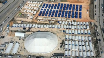 Hatay'daki 200 çadırın elektrik ihtiyacını ASPİLSAN Enerji karşılıyor