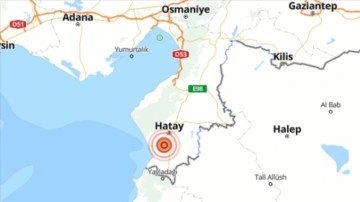 Hatay'ın Defne ilçesinde 5 büyüklüğünde deprem