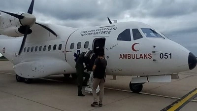 Hava Kuvvetleri, Samsun'dan Ankara'ya 1 karaciğer ve 2 b&ouml;brek grefti ulaştırdı
