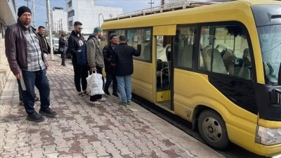 Hava sahasının kapatıldığı Irak'ta vatandaşlar yurt dışına &ccedil;ıkışta Habur Sınır Kapısı'na y