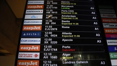 Hava yolu şirketi EasyJet'in Fransa'daki kabin &ccedil;alışanları greve gitti