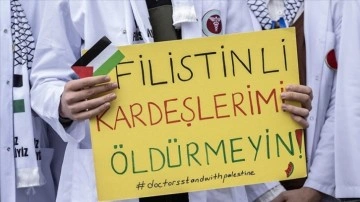 Hekimlerden İsrail'in Filistin'e yönelik saldırılarını durdurun çağrısı