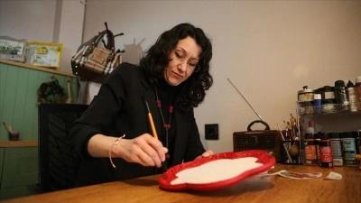 Hobisini mesleğe d&ouml;n&uuml;şt&uuml;ren kadın kendi işinin patronu oldu