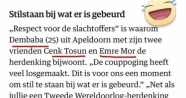 Hollanda'nın ulusal gazetesinden büyük hata