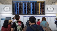 Hong Kong'da grev nedeniyle 200'den fazla uçuş iptal edildi