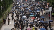 Hong Kong&#039;da hafta sonu düzenlenen protestolarda 201 gözaltı