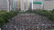 Hong Kong'da protestolar, 'Lennon Tüneli'yle halka yansıyor