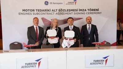 H&Uuml;RJET'in F404 motorları i&ccedil;in GE Aerospace ile TUSAŞ arasında anlaşma yapıldı