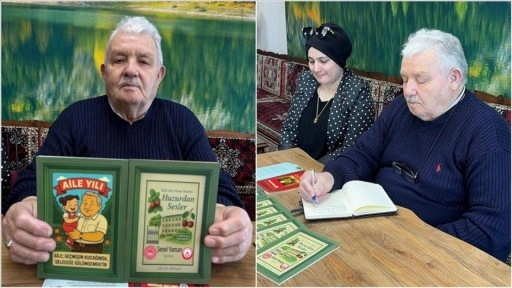 Huzurevinde yazdığı şiirler "Huzurdan Sesler" kitabında bir araya geldi