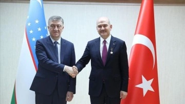 İçişleri Bakanı Soylu, Özbekistan Devlet Güvenlik Servisi Başkanı Azizov ile görüştü