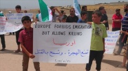 İdlib'deki sivillerden Avrupa'ya 'Sınırları açın' mesajı