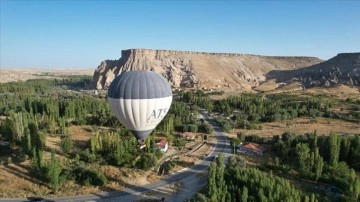 Ihlara Vadisi'nde balon turları yeniden başladı
