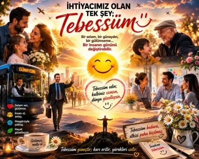 İhtiyacımız olan tek şey; tebess&uuml;m -Seyfi Turan yazdı-