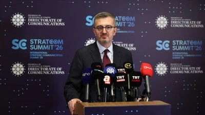 İletişim Başkanı Duran: STRATCOM'da yaptığımız faaliyetle m&uuml;zakere ortamını oluşturmaya &ccedil;alışıy