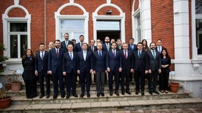 İlim Yayma Vakfı M&uuml;tevelli Heyeti Başkanı Bilal Erdoğan, K&ouml;ln'deki T&uuml;rk derneklerini ziyaret et