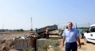 İncirliova’da çöp döküm alanları ıslah ediliyor
