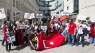 İngiliz medyasının yanlı yayınlarına Londra&#039;da protesto