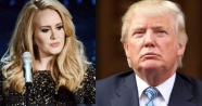 İngiliz şarkıcı Adele'den, Donald Trump'a veto!