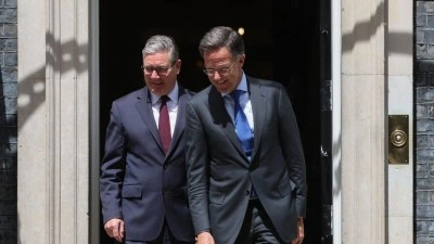 İngiltere Başbakanı Starmer, Londra'da NATO Genel Sekreteri Rutte ile g&ouml;r&uuml;şt&uuml;