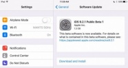 iOS 9.2.1 Beta 1 şimdi indirilmeye hazır