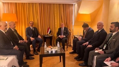 Irak Dışişleri Bakanı H&uuml;seyin, M&uuml;nih'te MİT Başkanı Kalın ile g&ouml;r&uuml;şt&uuml;