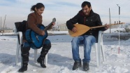 Iraklı görme engelli kardeşlerin müzik tutkusu