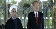 İran Cumhurbaşkanı Ruhani Cumhurbaşkanlığı Külliyesi'nde