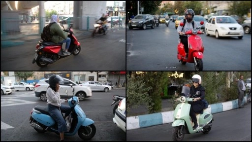 İran’da kadınlar motosiklet ehliyeti almanın önündeki engellerin kalkmasını istiyor