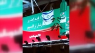 İran'daki bir üst geçide İsrail bayrağı ile 'teşekkürler Mossad' yazısı asıldı
