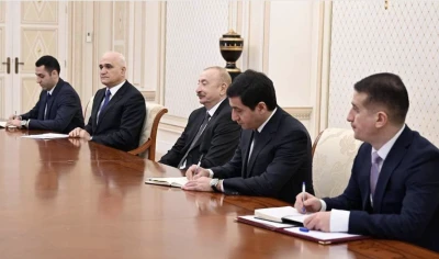 İran heyetini kabul eden İlham Aliyev&rsquo;den İran'la ortaklık mesajı