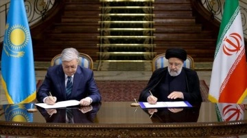 İran ile Kazakistan arasında 9 mutabakat zaptı imzalandı