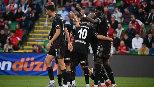 İrlanda’da farklı kazanan Beşiktaş, turun kapısını araladı