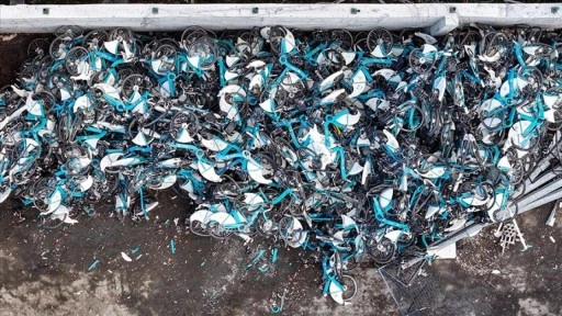 İSBİKE'nin bisikletleri kırılarak hurda haline getirildi